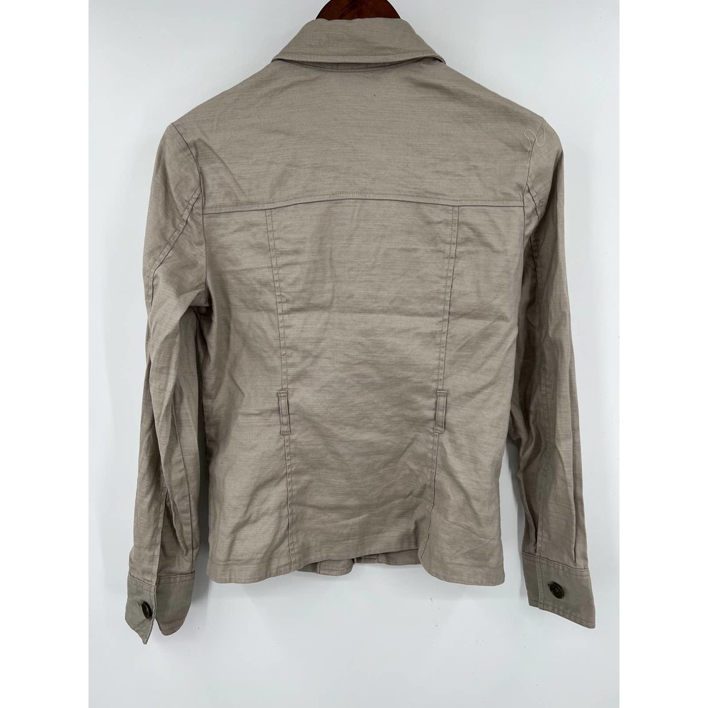New York and Company linen and cotton tan jacket blazer size small - Picture 2 of 4